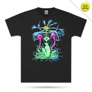 T-Shirt Alien & Shrooms