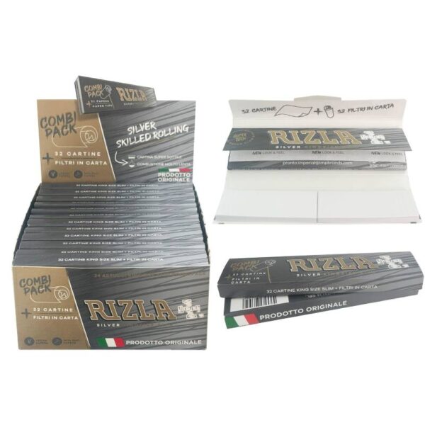 Rizla Super Silver Combi Pack