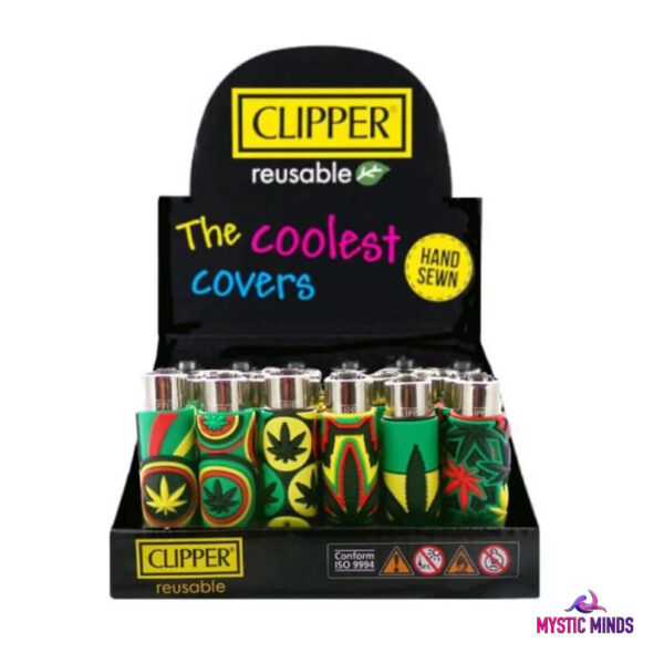 Clipper Aansteker Cover Rasta