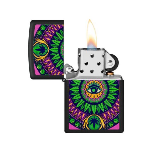 Zippo Aansteker Cannabis Eye Glow in the Dark - Afbeelding 3