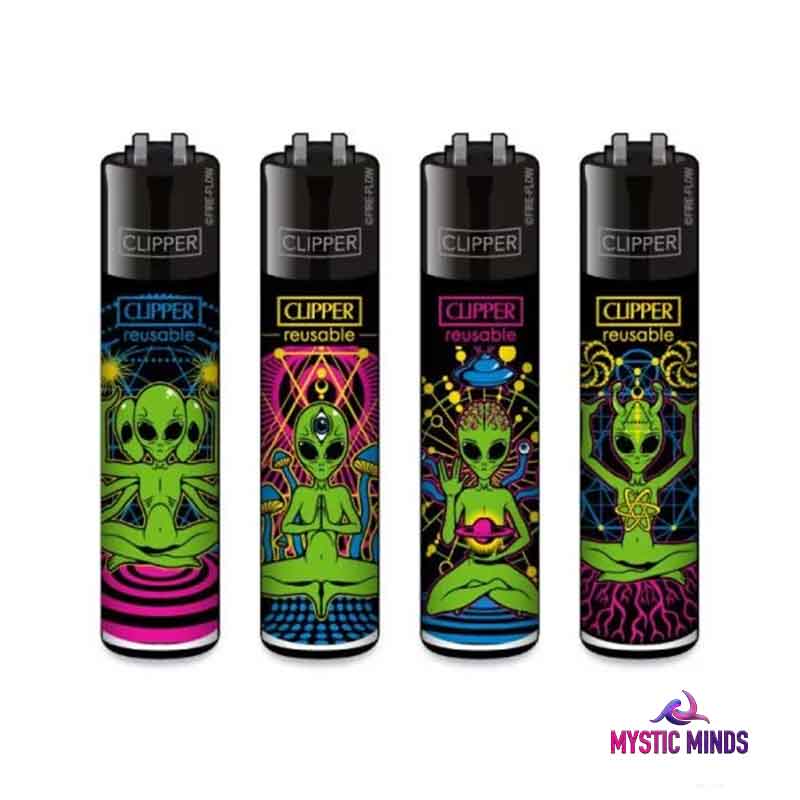Clipper Aanstekers Trippy Alien
