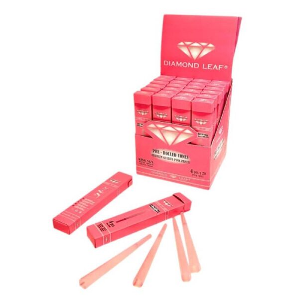 Diamond Leaf Roze Cones