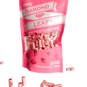 Voorgedraaide Roze Tips Diamond Leaf