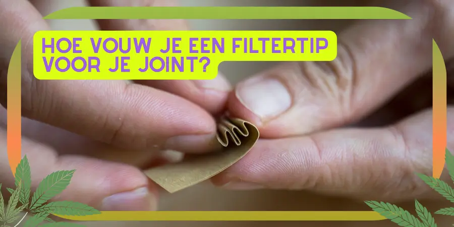 Hoe vouw je een filtertip voor je joint?