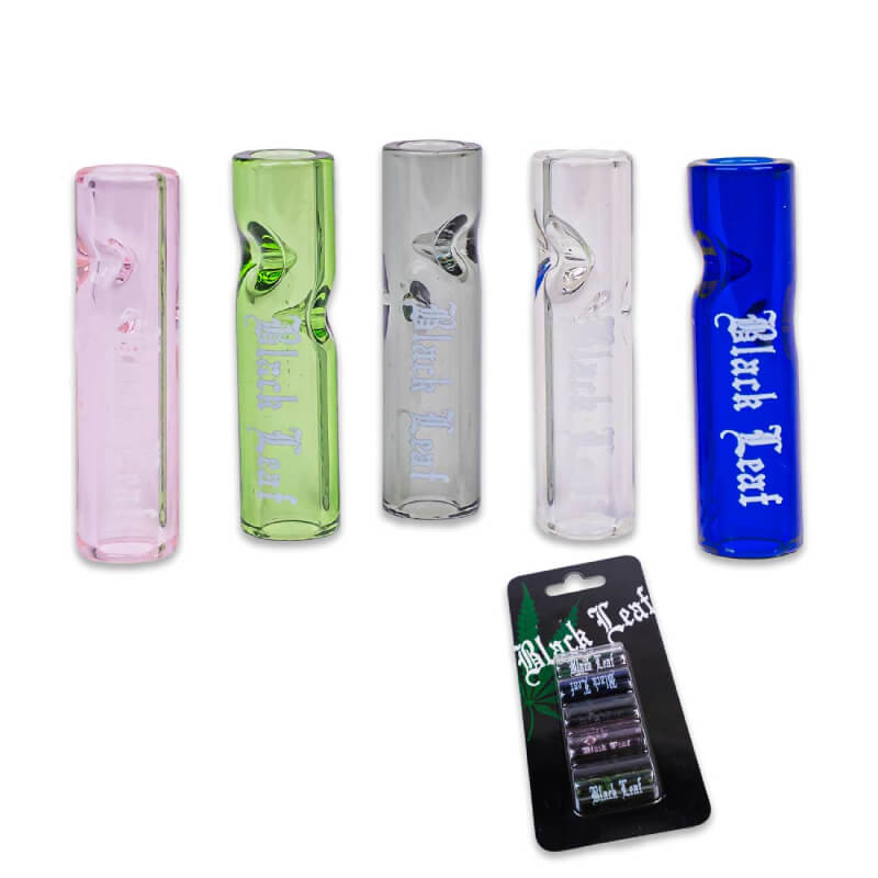 Black Leaf glazen filtertips 8 mm