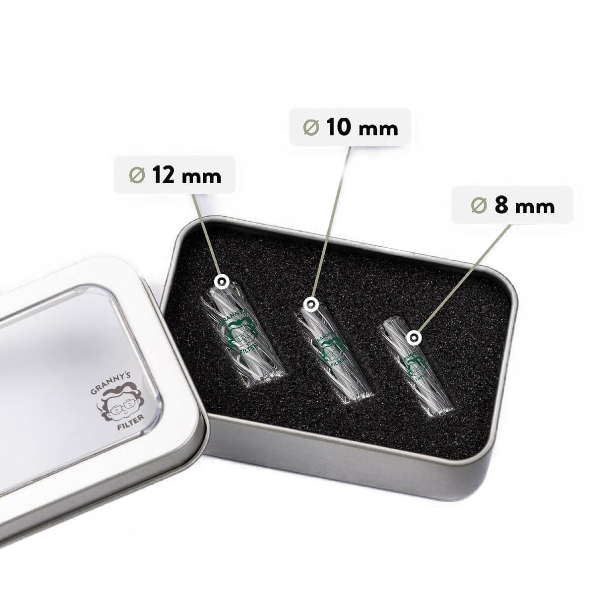 Granny’s Weed Vortex Glazen Filtertips - Afbeelding 2