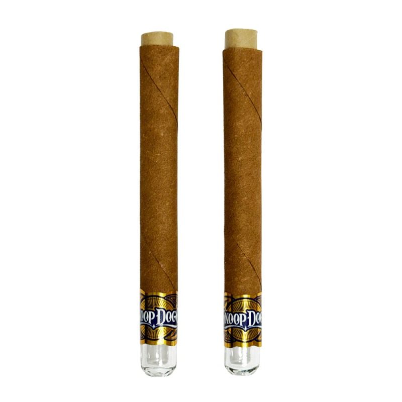 Dogg lbs Herbal Blunt Tubes Glazen Tips 2-pack Snoop Dogg