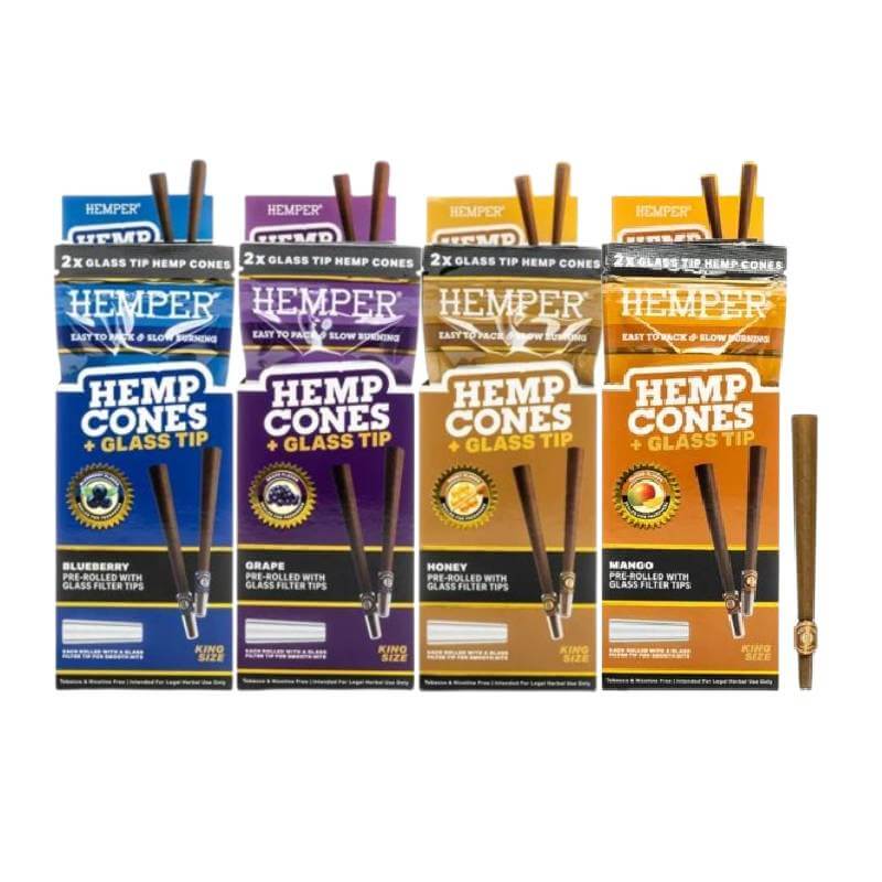 Hemper blunts glazen tip