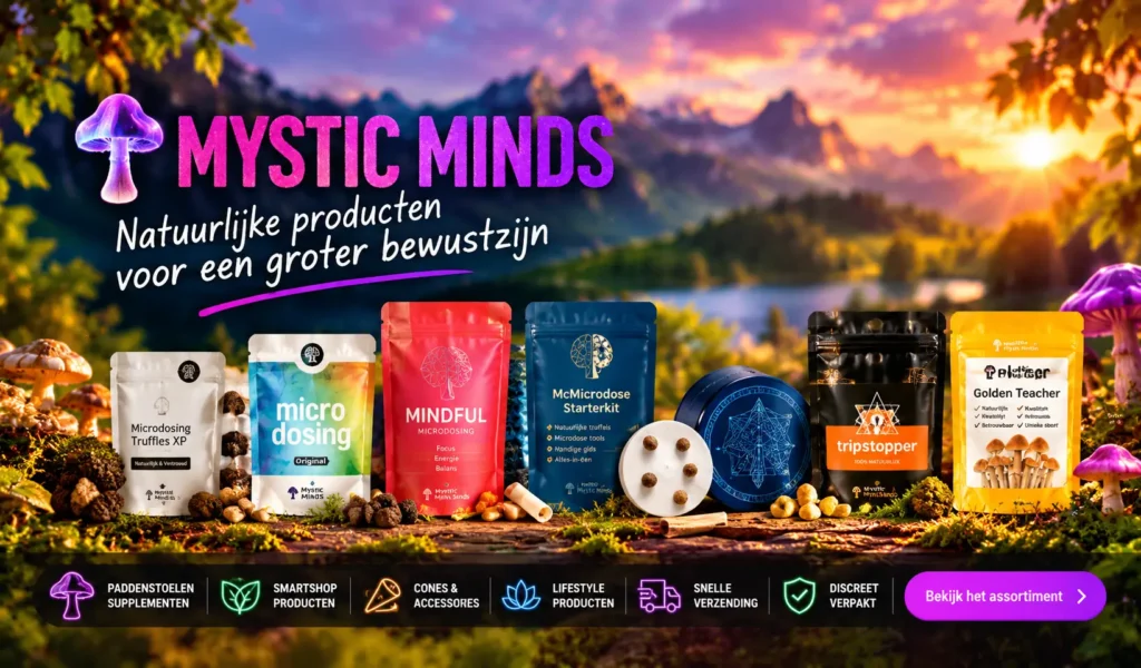 Mystic Minds – Mobiele Smartshop Banner